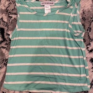 Cotton Emporium Striped Tank Top